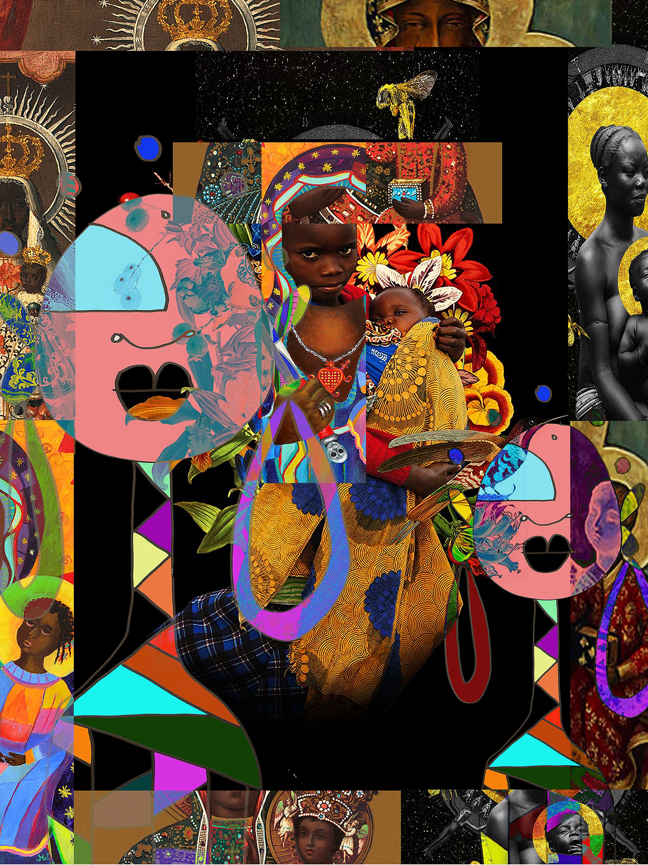 RBN BLACK MADONNA 11X14 PRINT