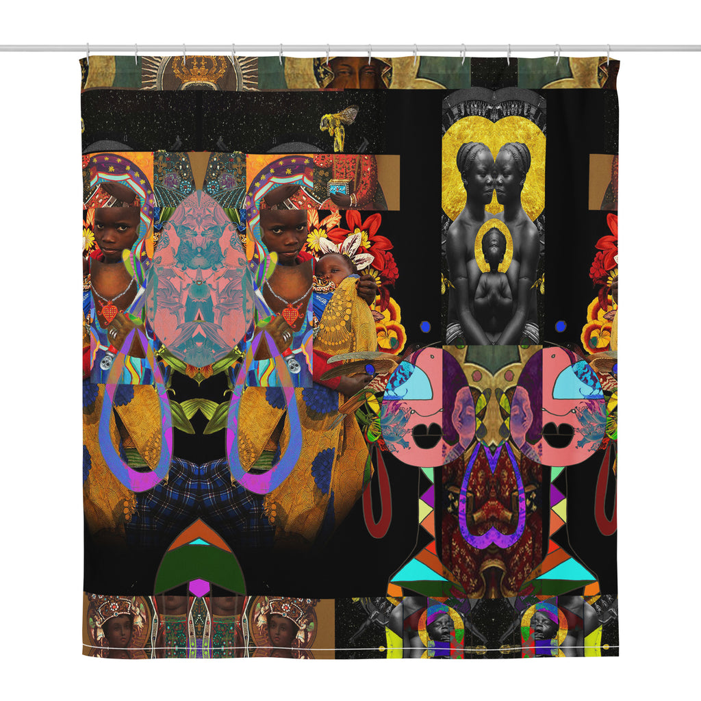 RBN "Black Madonna" Shower Curtain