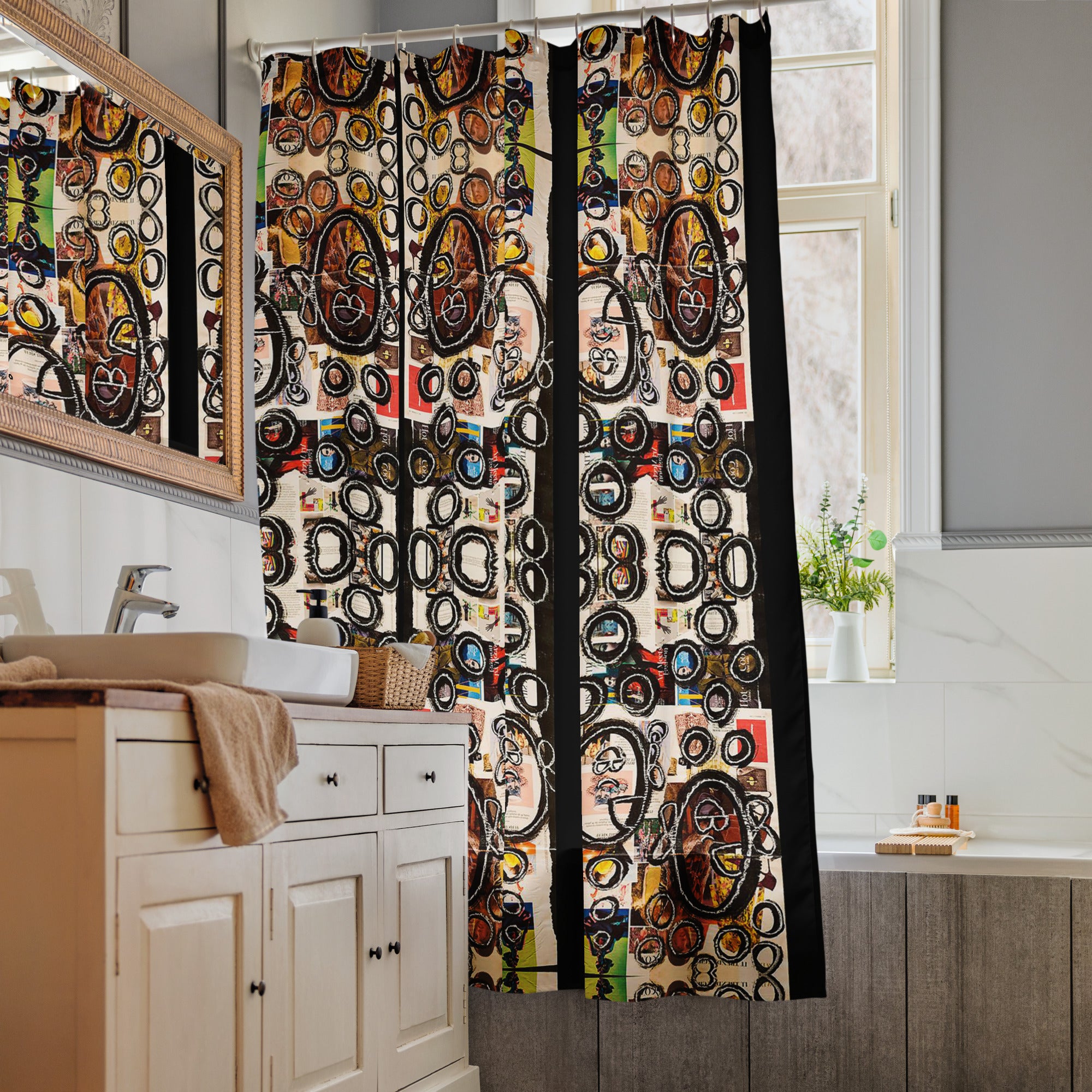 RBN "Circles" Shower Curtain