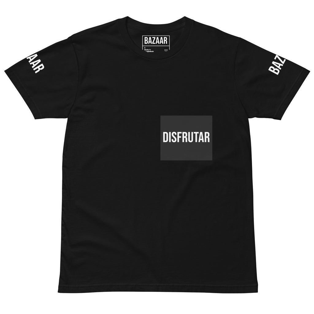 BAZAAR BLACK TEE SERIES: DISFRUTAR