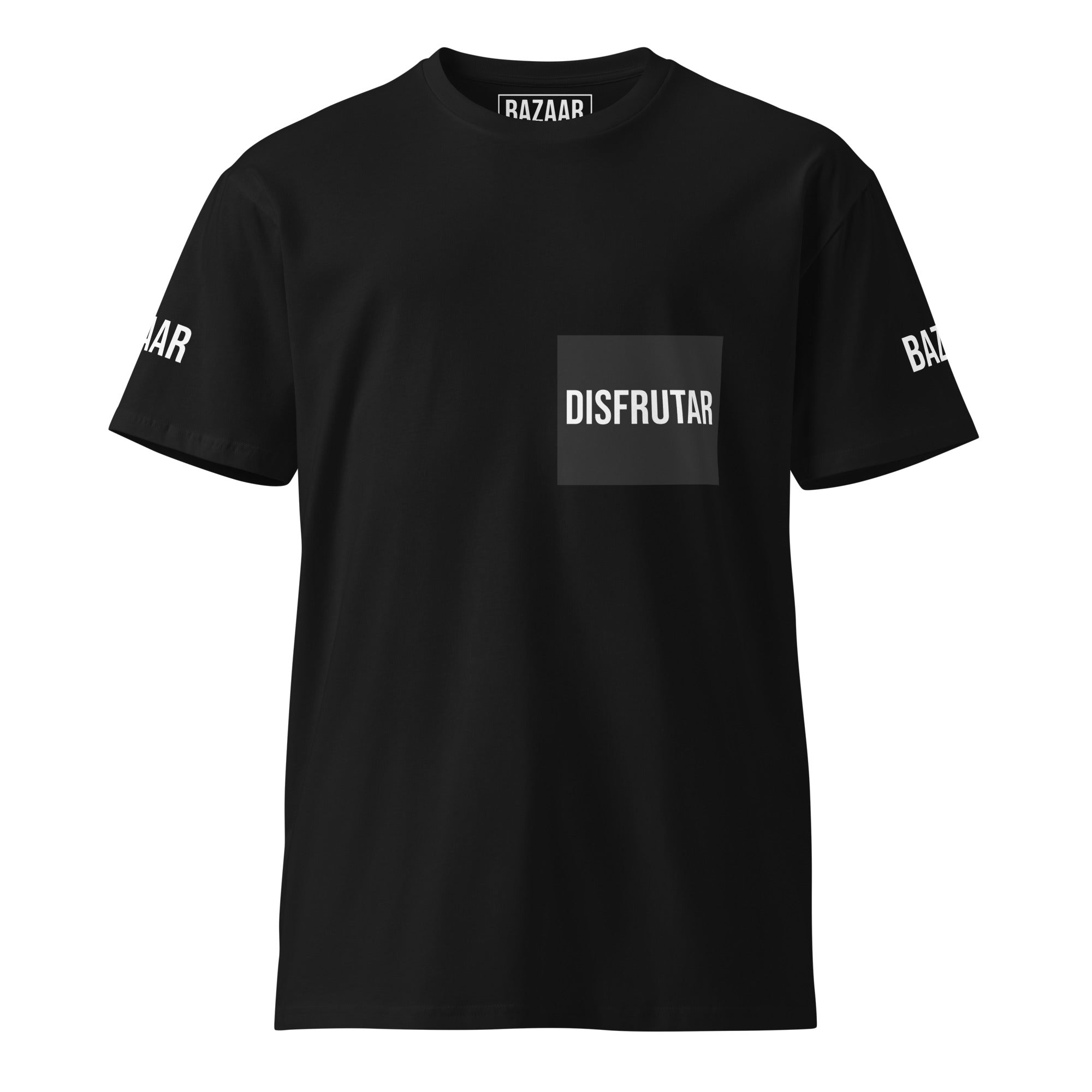 BAZAAR BLACK TEE SERIES: DISFRUTAR