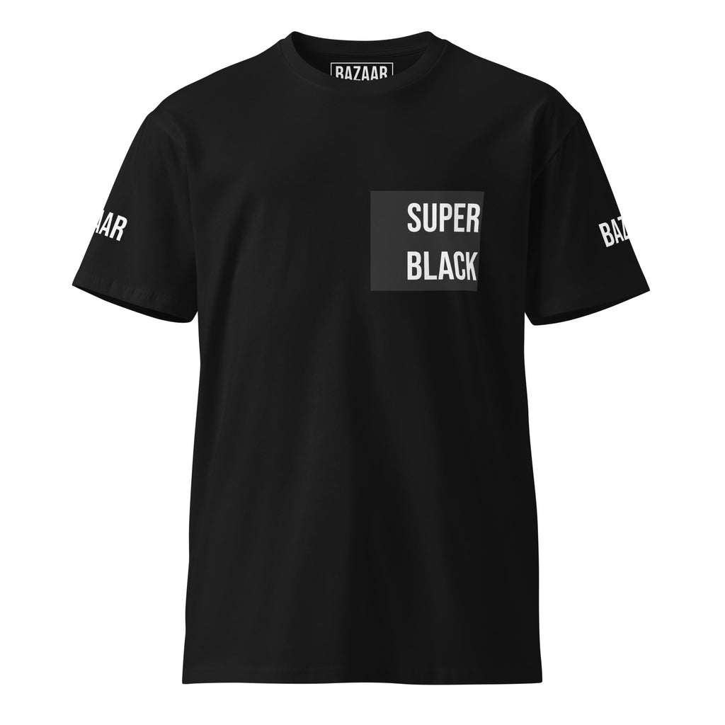 BAZAAR BLACK TEE SERIES: SUPERBLACK