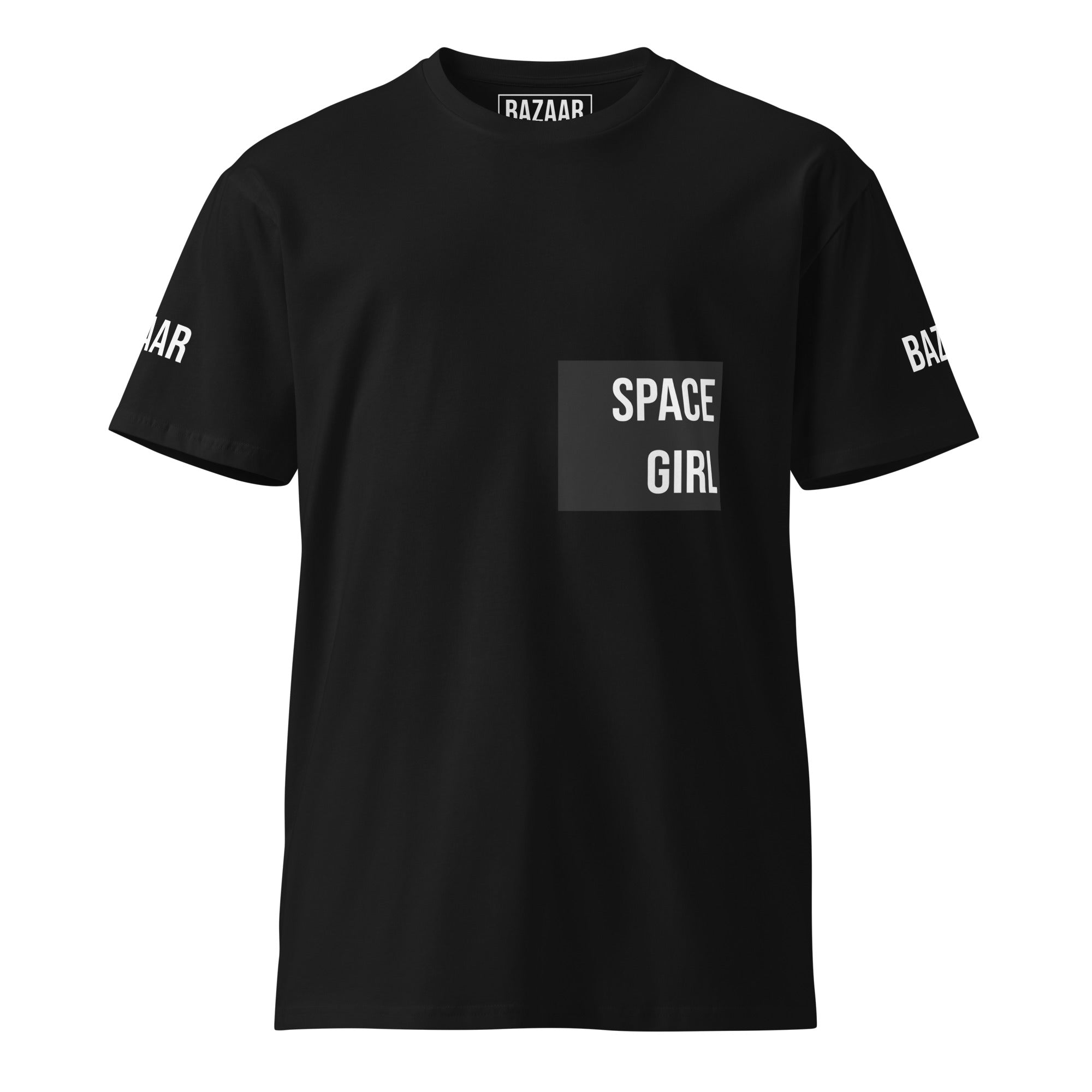 BAZAAR BLACK TEE SERIES: SPACEGIRL