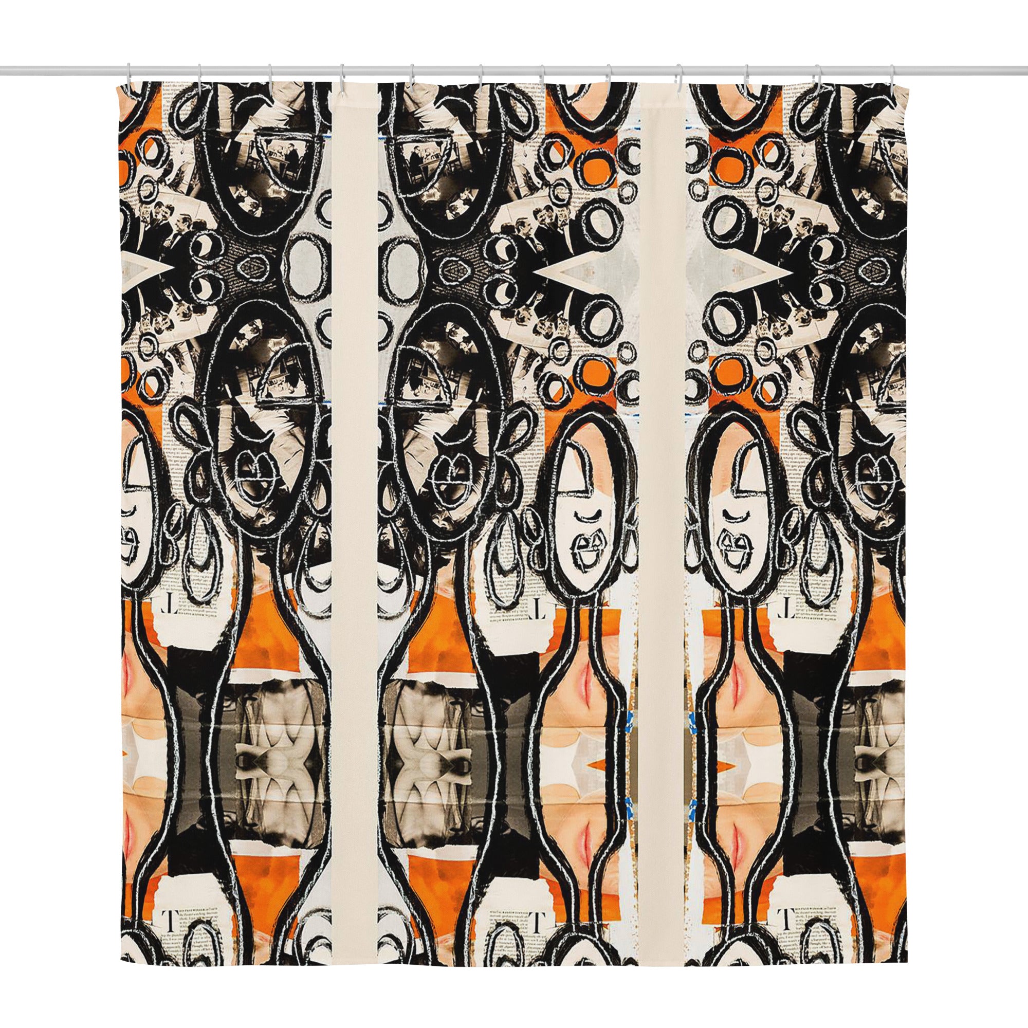 RBN "Faces" Shower Curtain