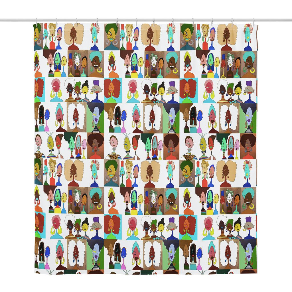RBN "Collage" Shower Curtain