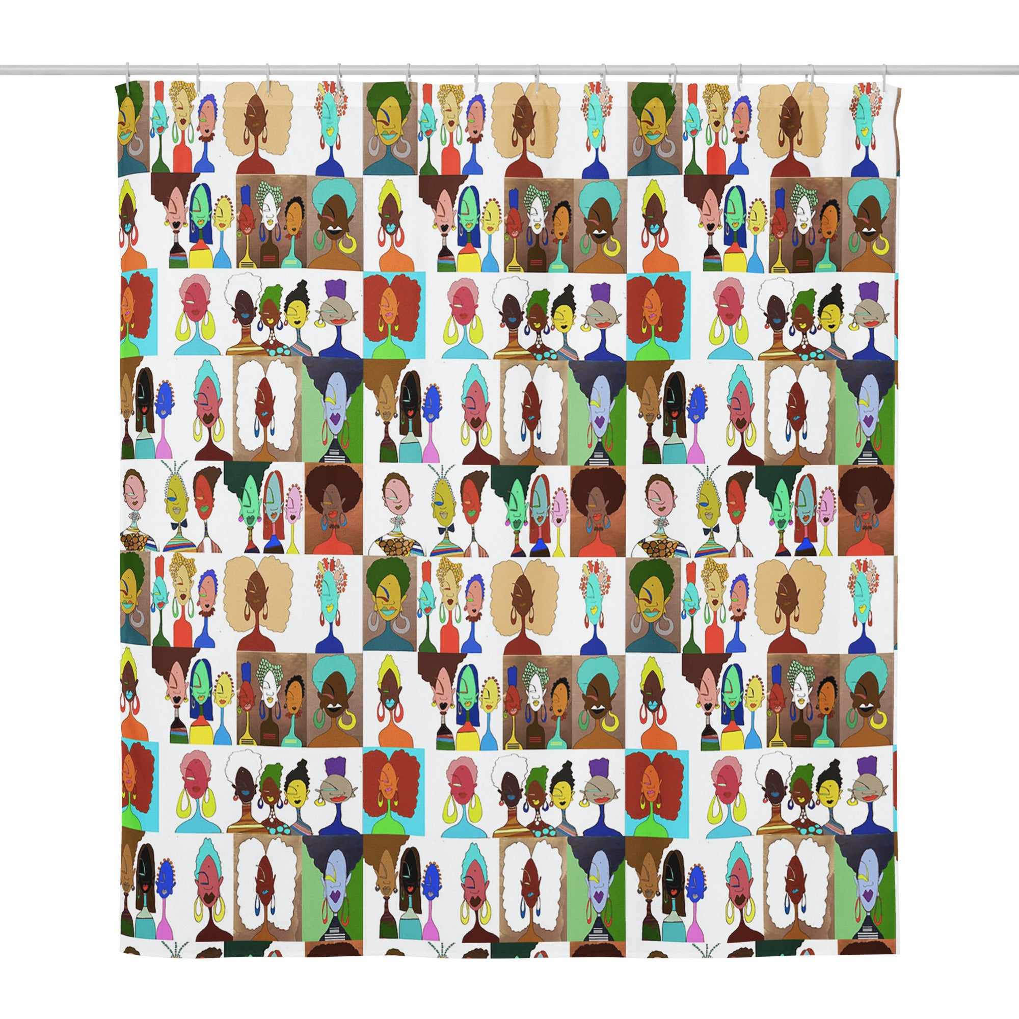 RBN "Collage" Shower Curtain
