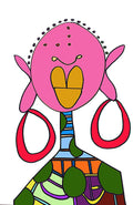 RBN PINK SMILES 11X14 PRINT