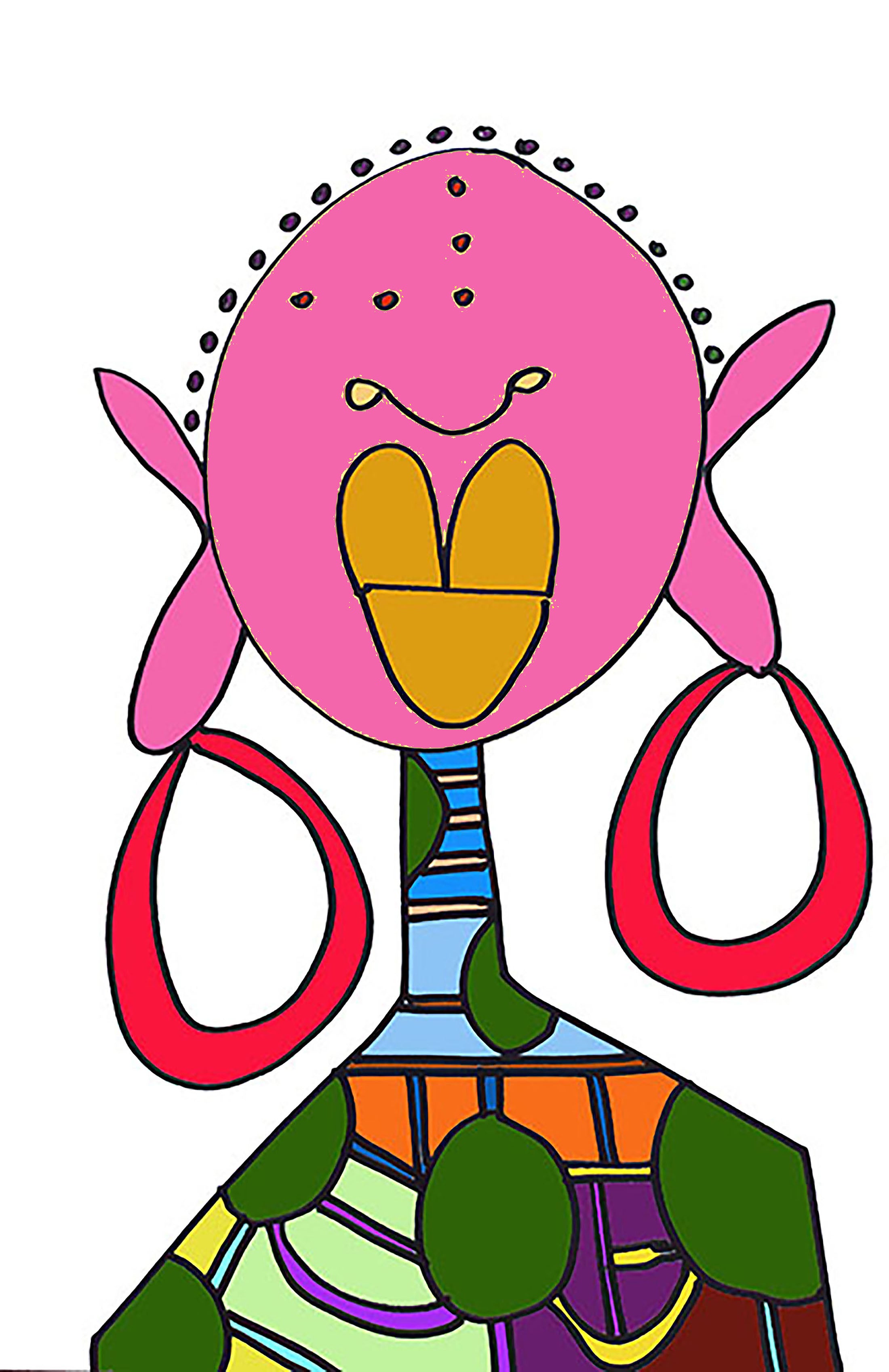 RBN PINK SMILES 11X14 PRINT