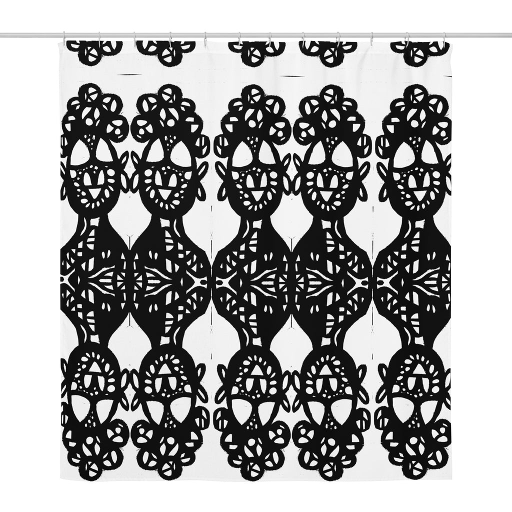 RBN "Rorschach#4" Shower Curtain