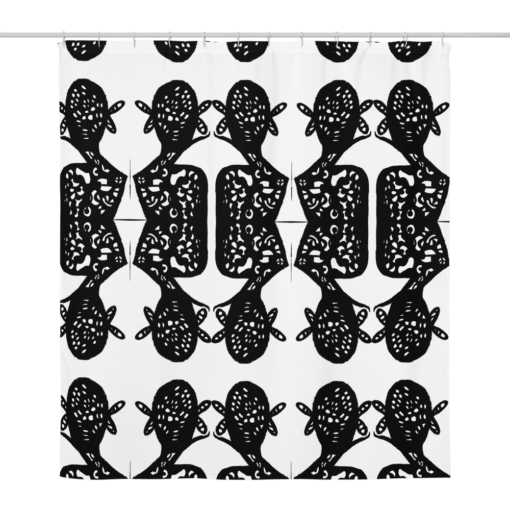 RBN "Rorschach#1" Shower Curtain