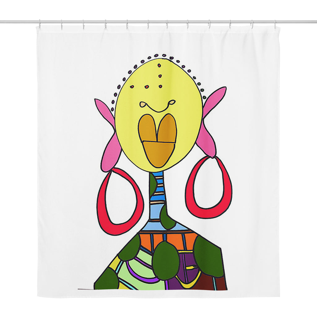 RBN "Smiles" Shower Curtain