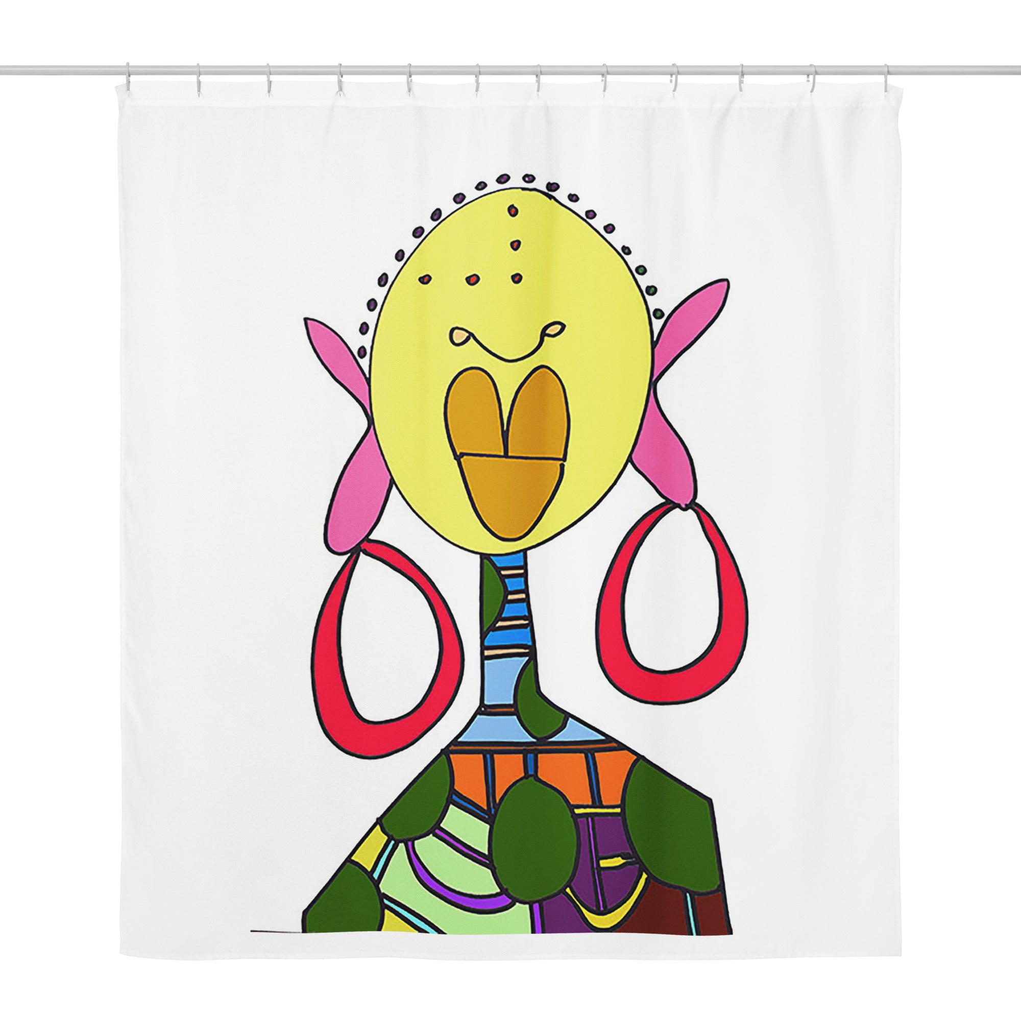 RBN "Smiles" Shower Curtain